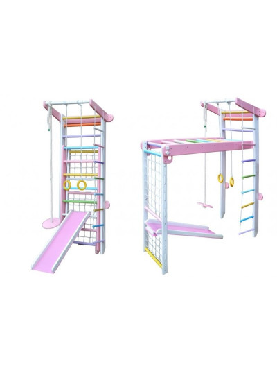 Спортивний уголок трансформер Барбі з гіркою